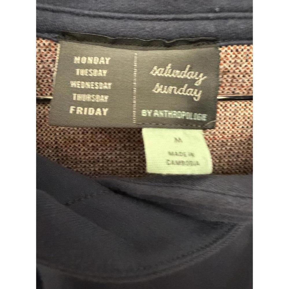 Anthropologie Saturday Sunday‎ Karla cropped hoodie size Medium - Picture 3 of 8